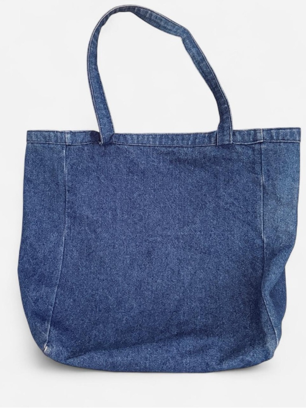 Classic Blue Denim Tote Bag - Women